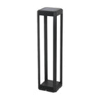 [Open-Box]Metal Solar Pathway Lights Modern Black Aluminum Light