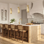 Mini Crystal Pendant Light Creative Art Crystal Island Ceiling Light