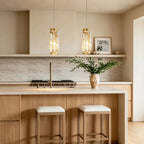 Mini Crystal Pendant Light Creative Art Crystal Island Ceiling Light