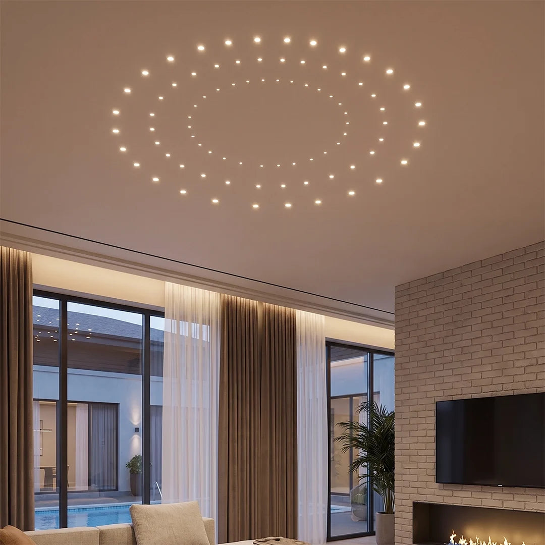 Mini LED Spotlight Arc-Shaped Embedded Deep Anti-Glare Light 4 PCS