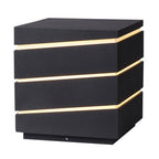 Modern Elegant Square Outdoor LED Light with Linear Lampshade
