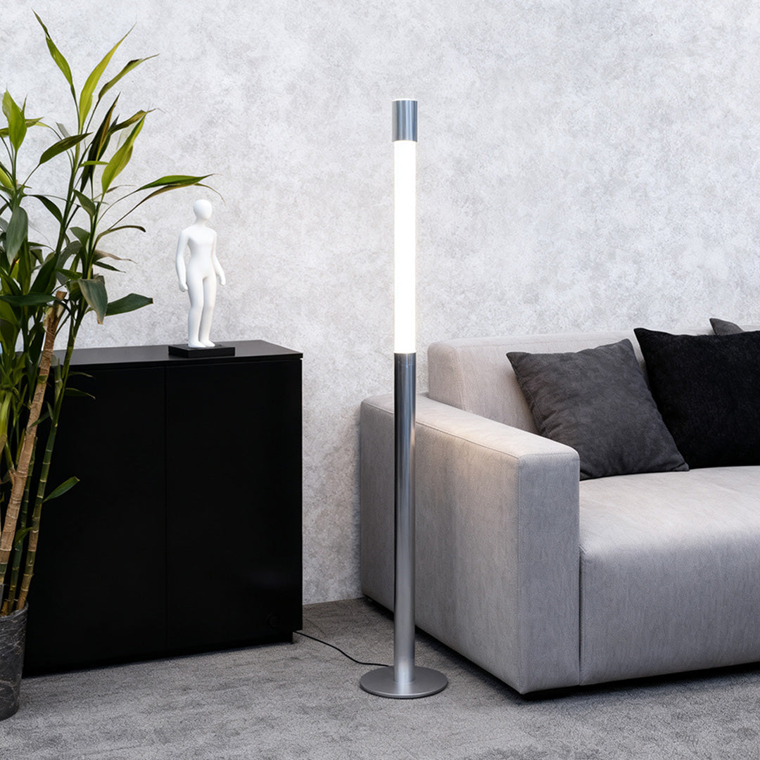 Italian Floor Lamp Elegant Minimalist Gray Creative Design light