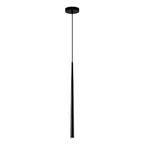 Minimalist Conical Long Tube Design COB Black Nordic Pendant Light