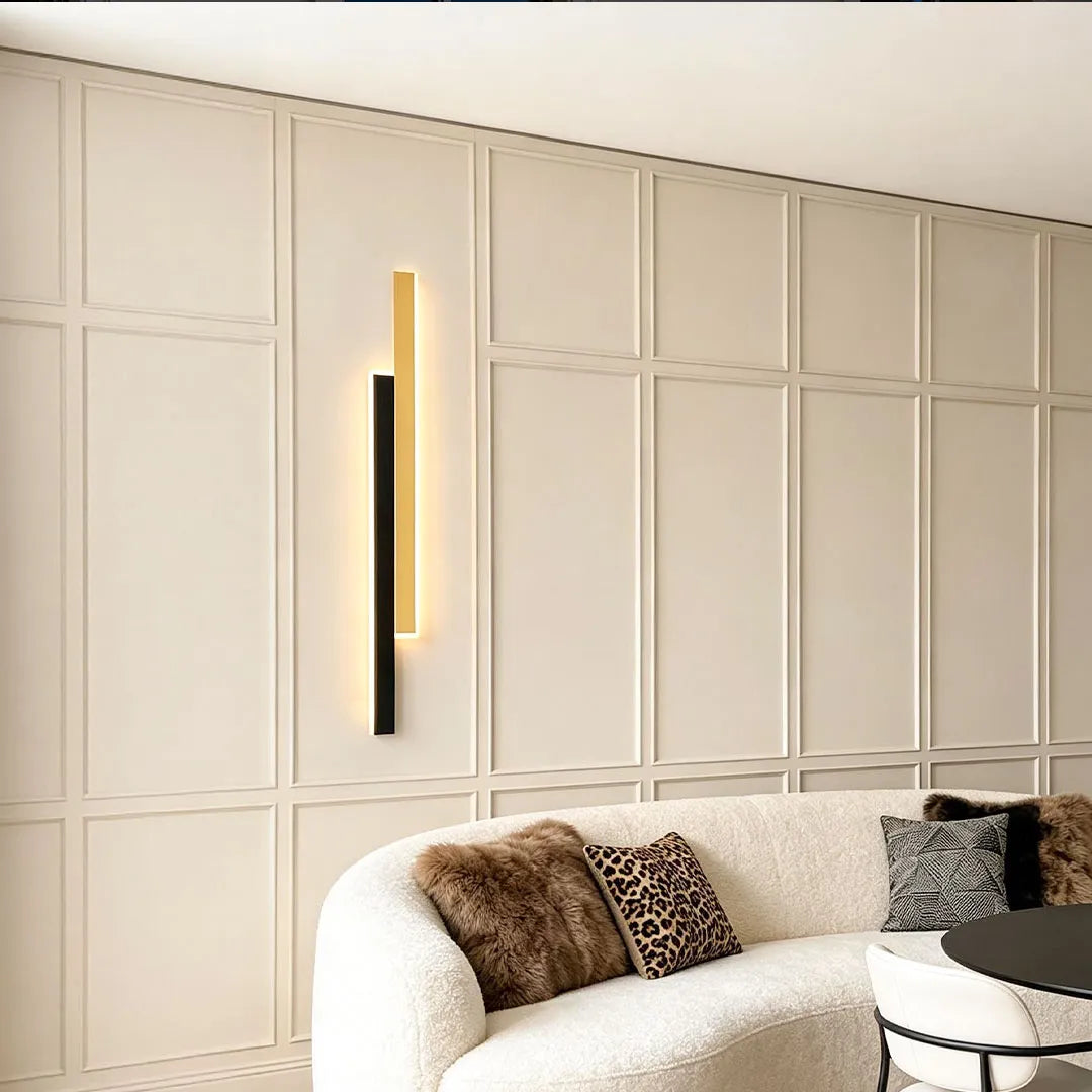 Vertical Wall Light Nordic Minimalist Dual-Strip LED Lamp