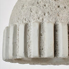 Wood Pendant Lighting Wabi-Sabi Retro Cement Ceiling Light