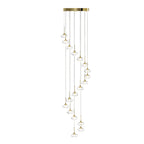 Chandelier For Tall Ceilings Italian Minimalist