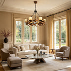 Modern Antler Chandelier Vintage Metal Ceiling Light