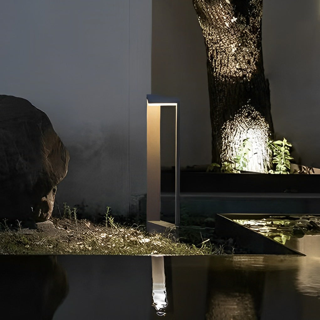 Sleek Linear 12W LED Pathway Light Minimalist Outdoor Landscape Lamp