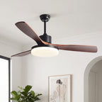 Nordic Frequency Conversion Dimmable LED Ceiling Fan Lamp with Remote Control