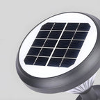 Modern Black LED Solar Pathway Lights 27.6-Inch High with Clear Frosted Lampshade