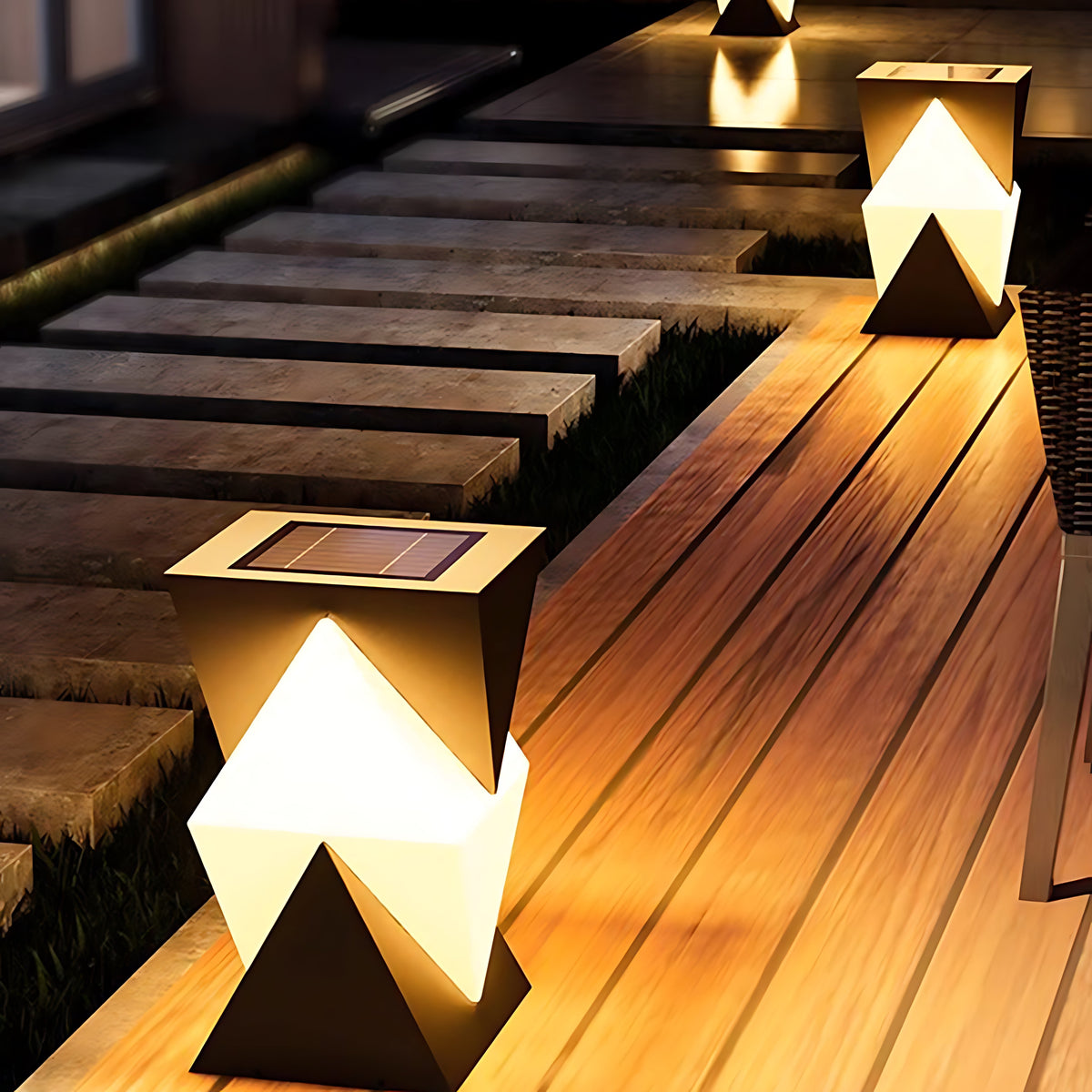 Waterproof Special Shaped Piller Light Modern Style