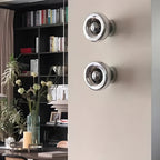 Modern Chrome Wall Sconce Round Lava Luxury Creative Artistic Light