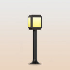 Contemporary Solar Path Lights Post Top Garden Stake Light