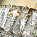 Modern Crystal Ceiling Light Elegant Ring-Shaped Light