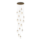 Gold Staircase Chandelier Modern Creative Luxury Ceiling Light