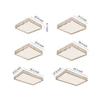 Modern Crystal Flush Mount Lighting Luxury Minimalist Lamp