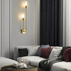Modern Double Heads Wall Sconce Creative Luxury Metal Light