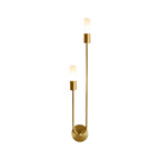 Modern Double Heads Wall Sconce Creative Luxury Metal Light