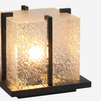 Outdoor Garden Pillar Lights Modern Metal Square Courtyard Light