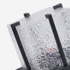 Outdoor Garden Pillar Lights Modern Metal Square Courtyard Light
