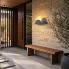 Modern Exterior Wall Lighting Solar Landscape Outdoor Light