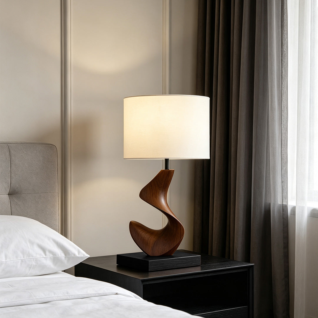 Fabric Lampshades for Table Lamps Resin Decorative Ambient Light
