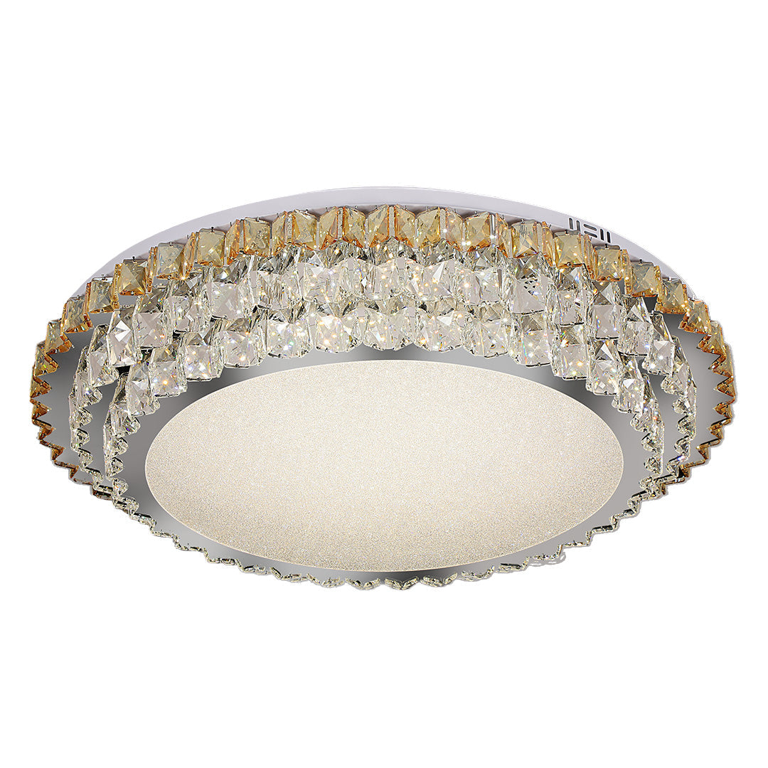 Modern Flush Mount Lights Crystal Eye-Protecting Light