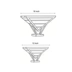 Modern Gate Pillar Lights Geometric Aluminum LED Light