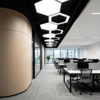 Modern Geometric Chandelier LED Hexagonal Ceiling Light