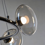 Modern Glam Chandelier Minimalist Molecule Bean Ceiling Light
