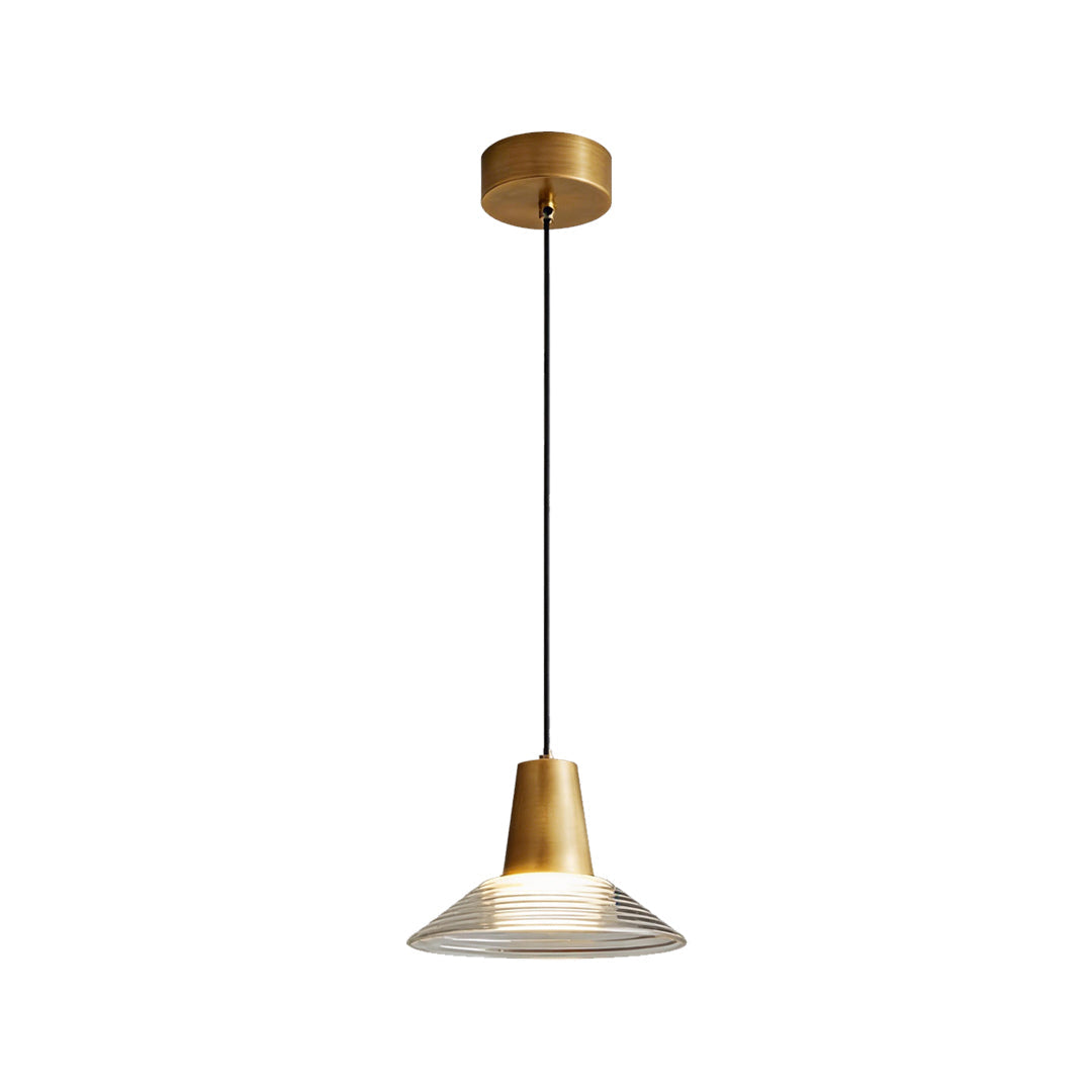 Glass Cone Pendant Light Nordic Art Minimalist Ceiling Light