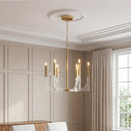 Acrylic Chandeliers with Elegant Minimalist Design Chic Ceiling Light