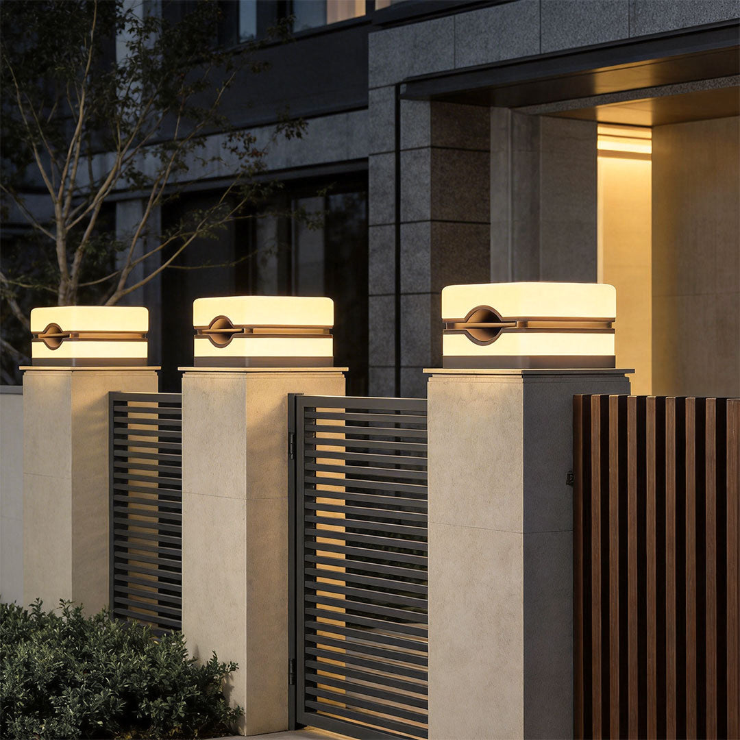 House Pillar Lights Modern Creative Outdoor Pillar Light