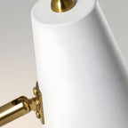 Modern Hoxton Hanging Wall Sconce with Conical Shade - 1-Light