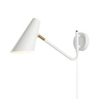Modern Hoxton Hanging Wall Sconce with Conical Shade - 1-Light