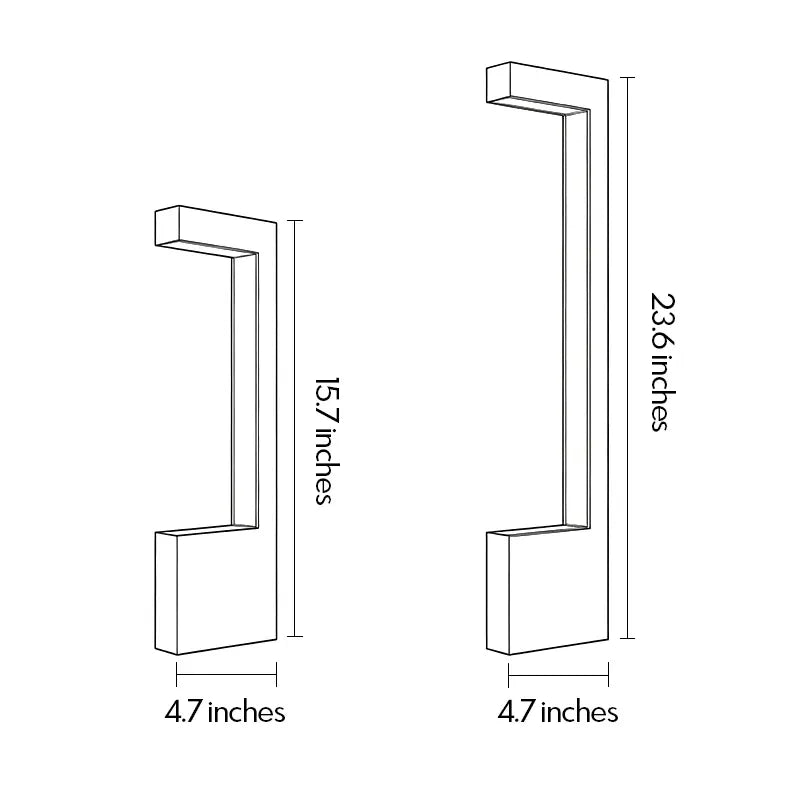 Modern Outdoor Waterproof LED Lawn Bollard Light