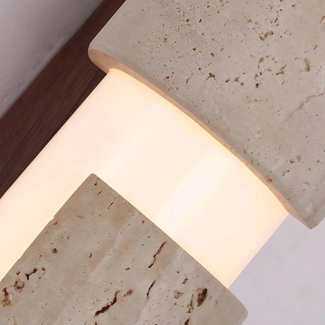 Modern LED Wall Lights Vintage Travertine Ambient Light