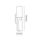 Modern LED Wall Lights Vintage Travertine Ambient Light