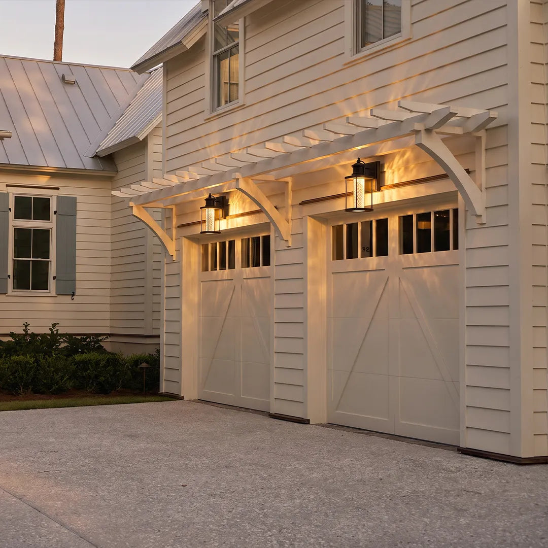 Modern Outdoor Lantern Wall Sconce LED Aluminum Light