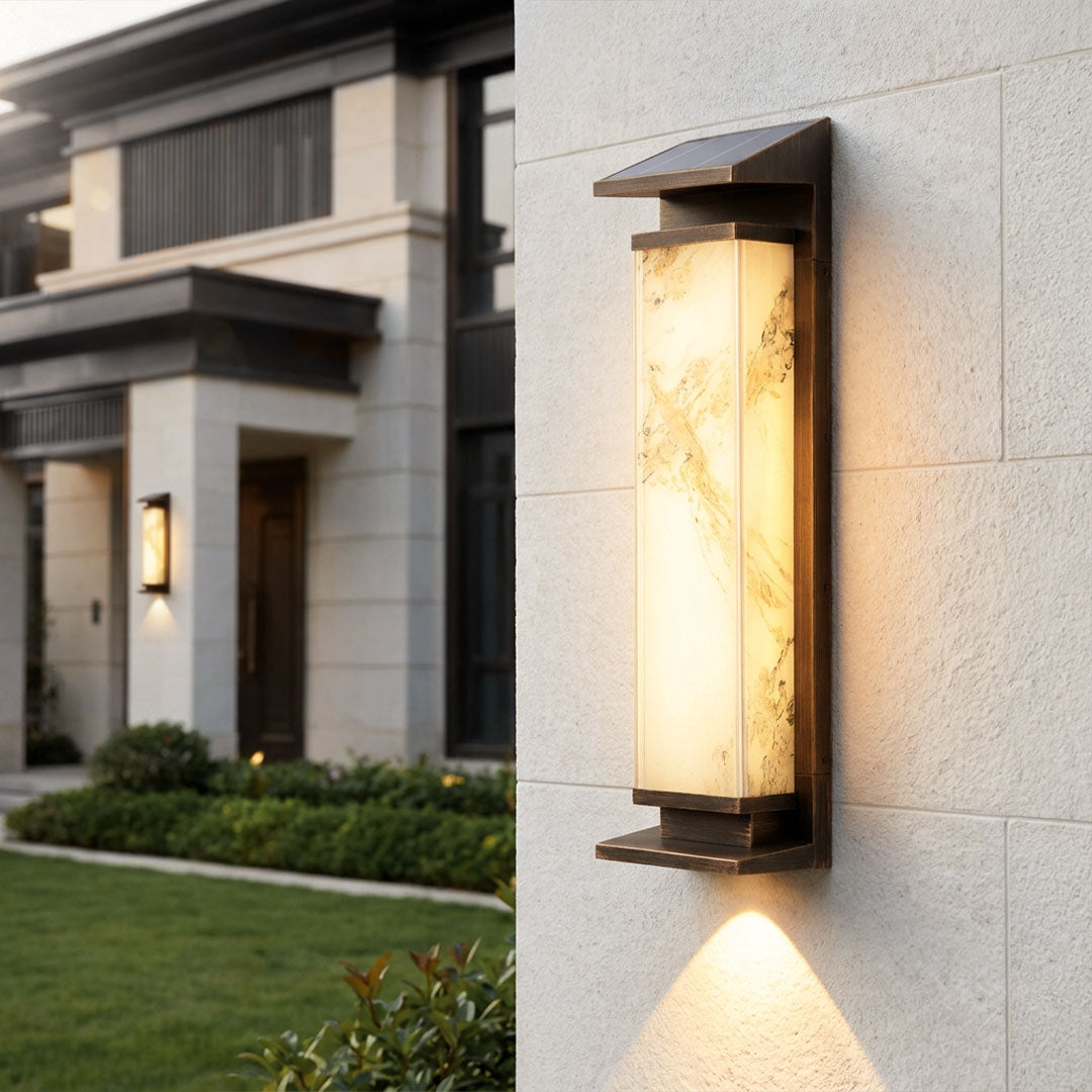 Outdoor Lights Wall Mount Solar Waterproof Long Strip Light