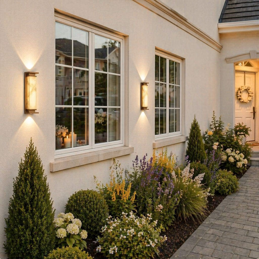 Outdoor Lights Wall Mount Solar Waterproof Long Strip Light