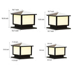 Modern Outdoor Pillar Lights LED Waterproof Fence Lights