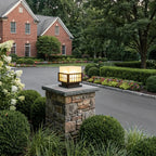 Modern Outdoor Pillar Lights Stainless Steel Columns Light