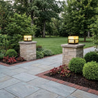 Modern Outdoor Pillar Lights Stainless Steel Columns Light