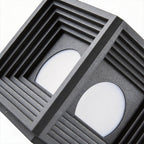Modern Outdoor Pillar Lights Waterproof Square Creative LED Light