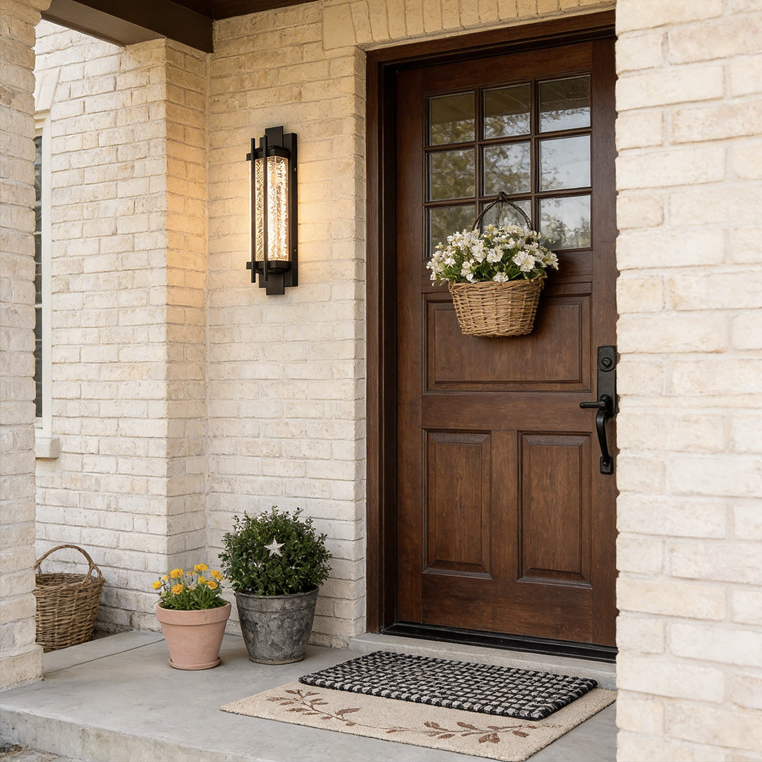 Modern Outdoor Sconce Lighting Waterproof Metal Light