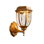 Outdoor Solar Lights Wall Mount Bronze Dual-Color Waterproof Light