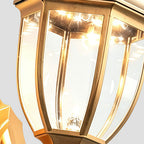 Outdoor Solar Lights Wall Mount Bronze Dual-Color Waterproof Light