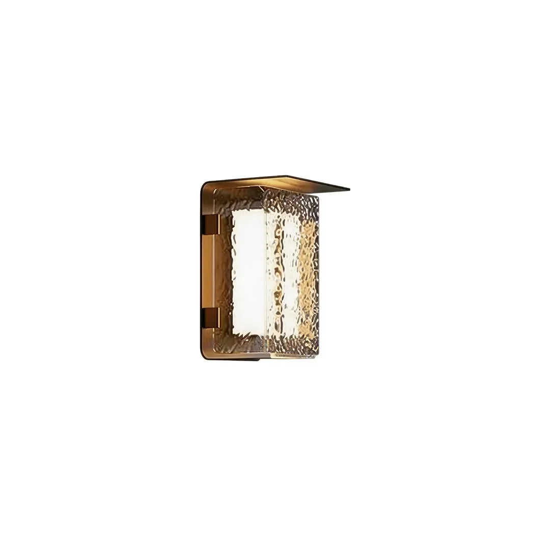 Modern Outdoor Solar Wall Lights Dual-Power Metal Light