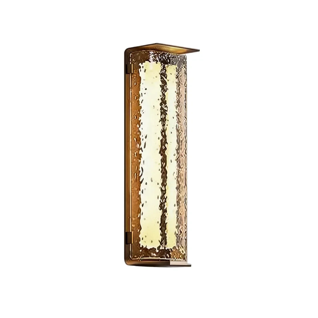 Modern Outdoor Solar Wall Lights Dual-Power Metal Light